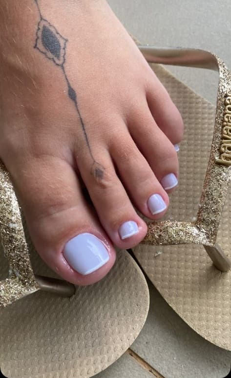 Pedicure Lavanda & Francesinha Delicada - Studio Gaya Salto SP